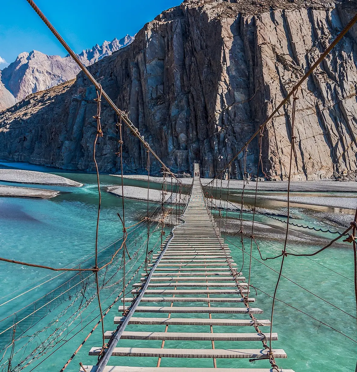 Hussaini suspension bridge, Gojal