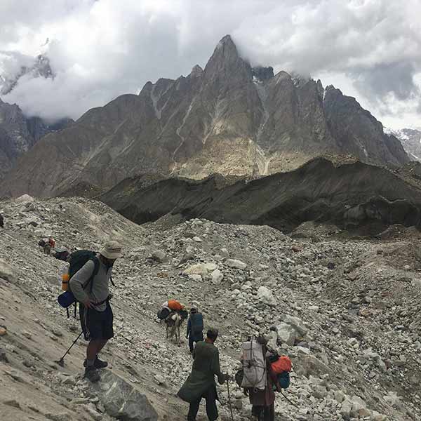 Urdukas to khoburtse - K2 Basecamp Trek