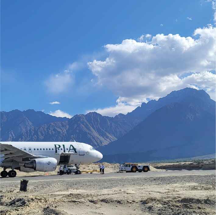 Skardu Airport - Nangma Valley Trek