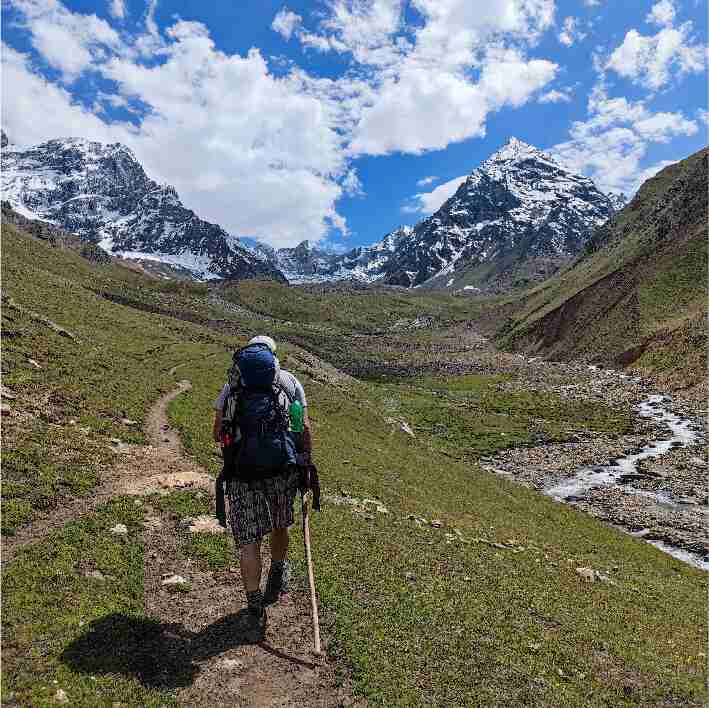 Towards Camp - Nangma & Thallay La Trek